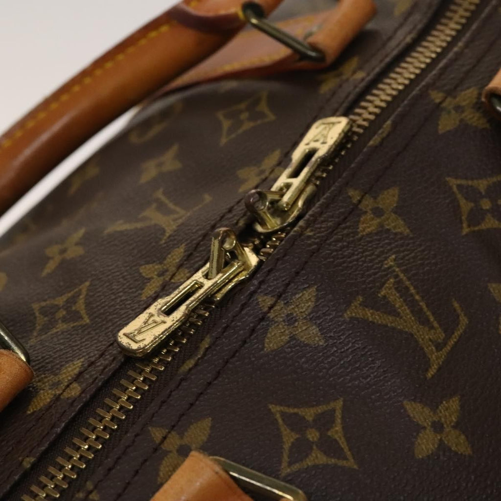 Louis Vuitton Keepall Bag Monogram Canvas Brown Canvas Travel Bag