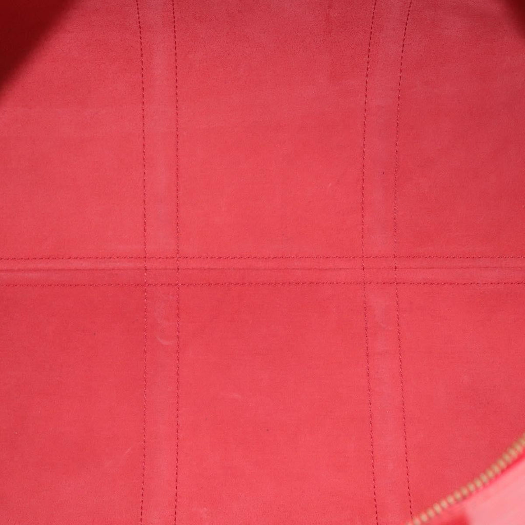 Louis Vuitton Keepall Bag Epi Leather Red Leather Travel Bag