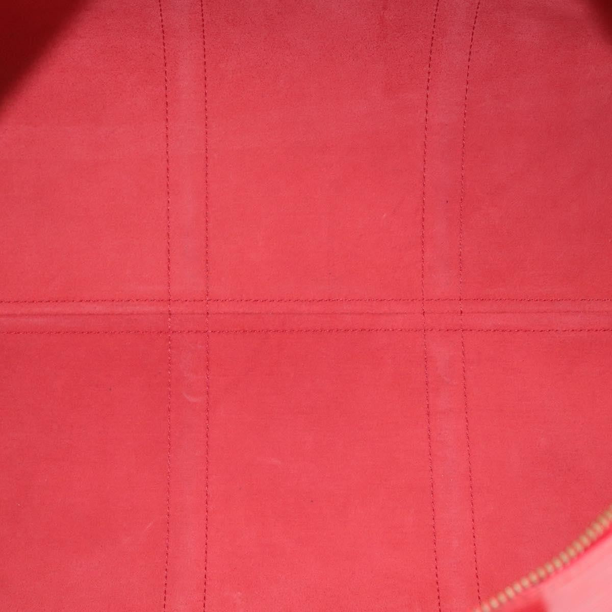 Louis Vuitton Keepall Bag Epi Leather Red Leather Travel Bag