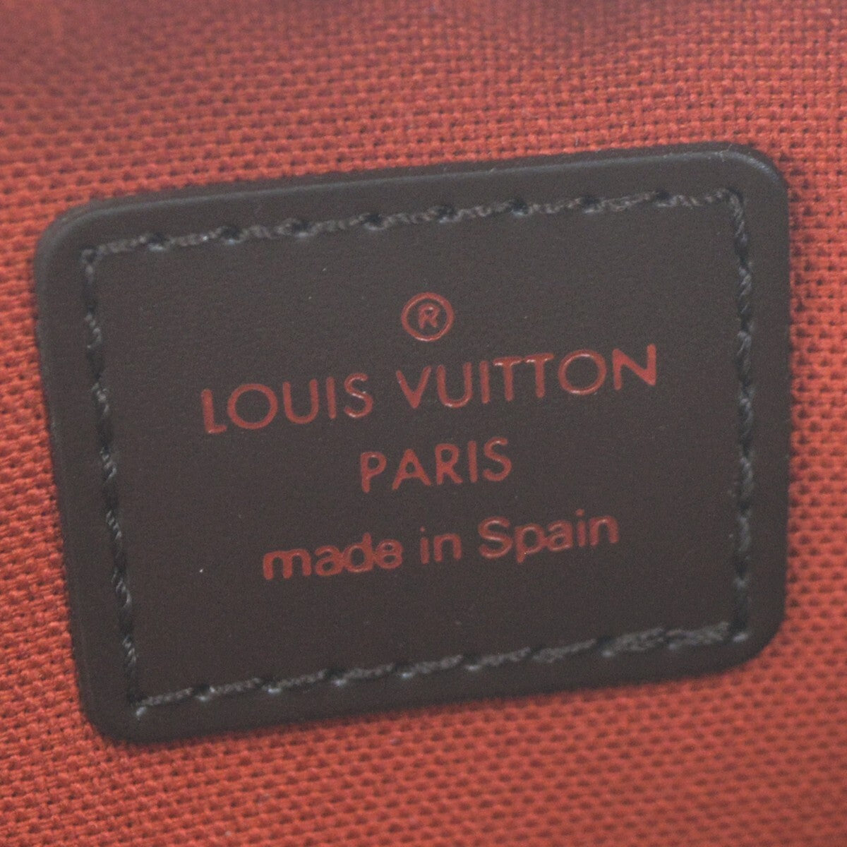 Louis Vuitton Geronimos Waist Bag Damier Brown Canvas Crossbody Bag