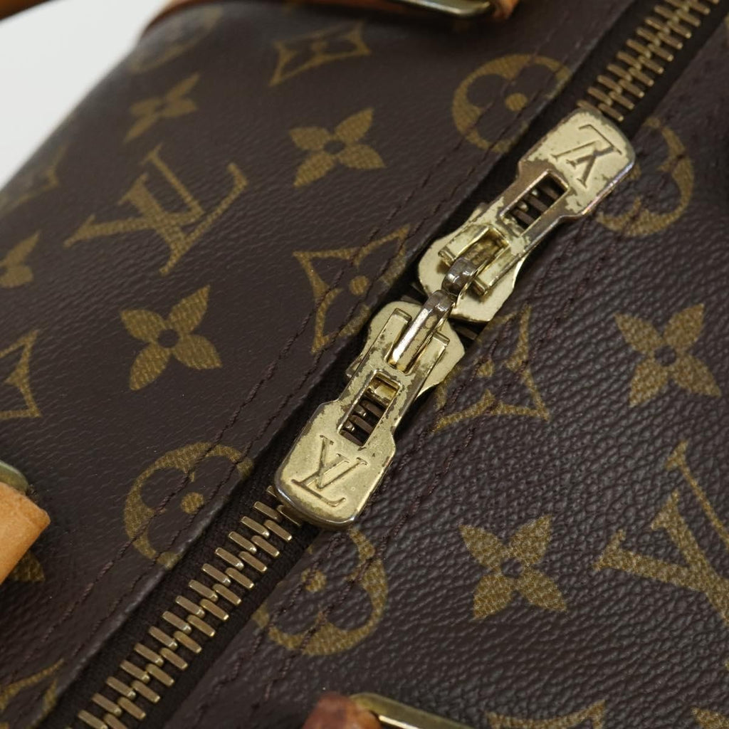 Louis Vuitton Keepall Bag Monogram Canvas Brown Canvas Travel Bag
