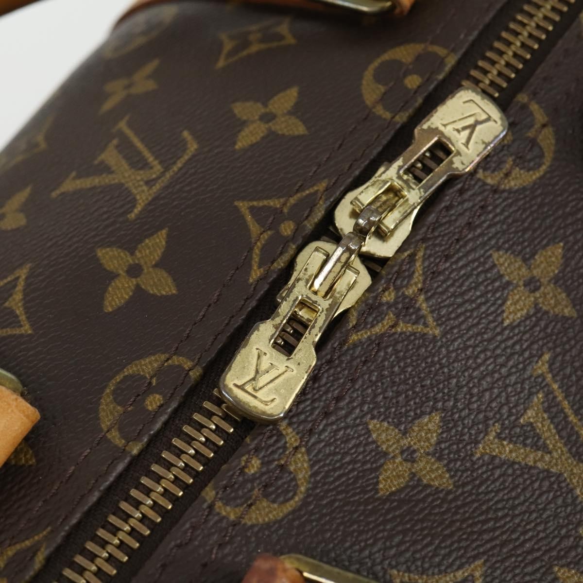 Louis Vuitton Keepall Bag Monogram Canvas Brown Canvas Travel Bag