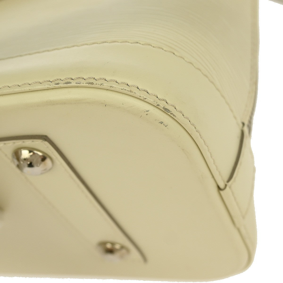Louis Vuitton Alma Handbag Epi Leather Beige Leather Handbag