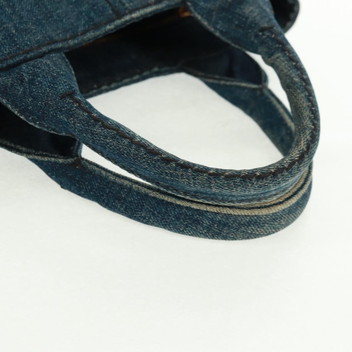 Prada Canapa Tote Denim Blue Denim_Jeans Tote Bag Bag