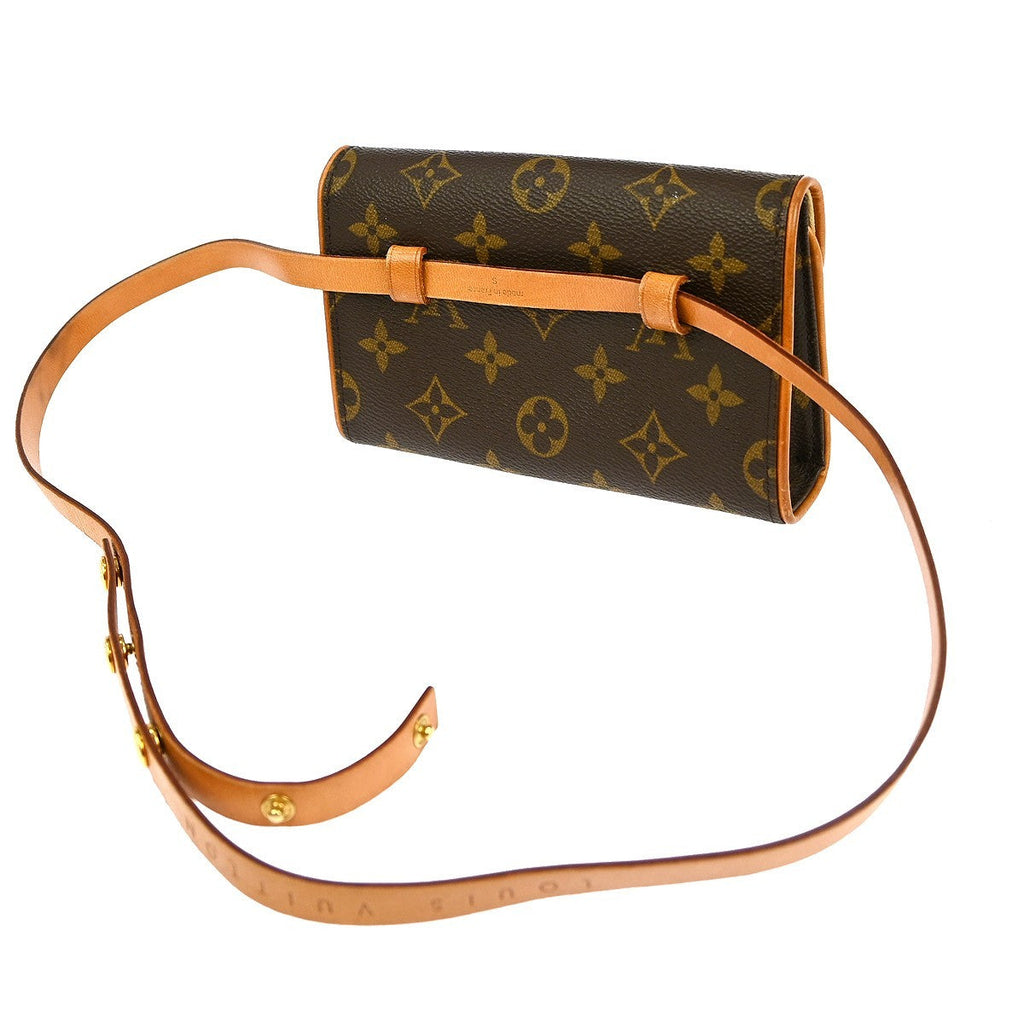 Louis Vuitton Florentine Waist Bag Monogram Canvas Brown Canvas Shoulder Bag
