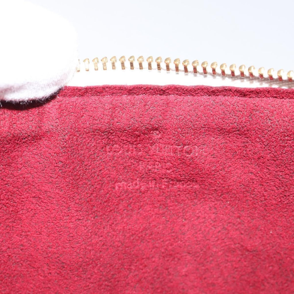 Louis Vuitton Pochette Gm Monogram Multicolor White Canvas Clutche & Pouche Bag