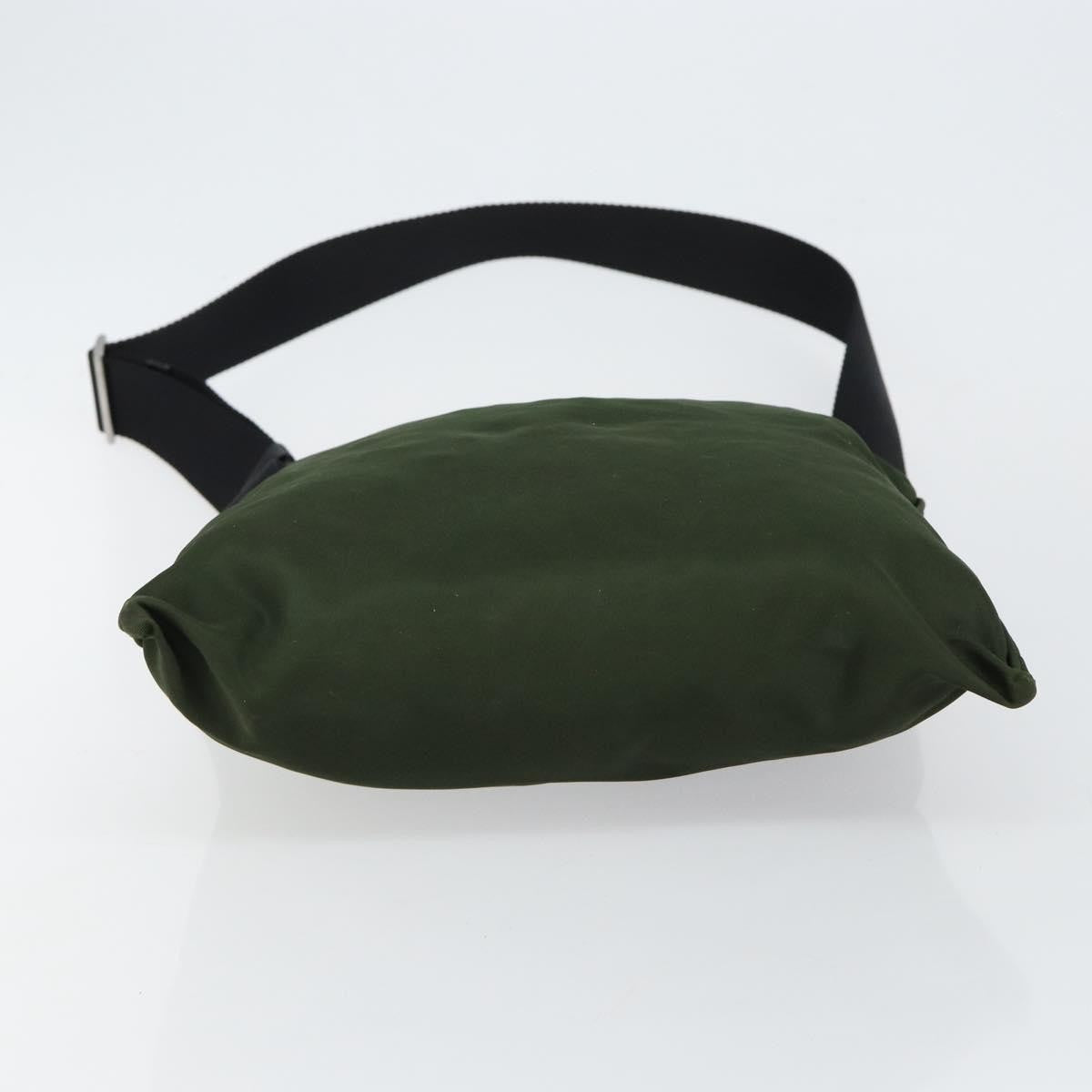 Prada Flat Messenger Bag Tessuto Khaki Nylon Shoulder Bag Bag