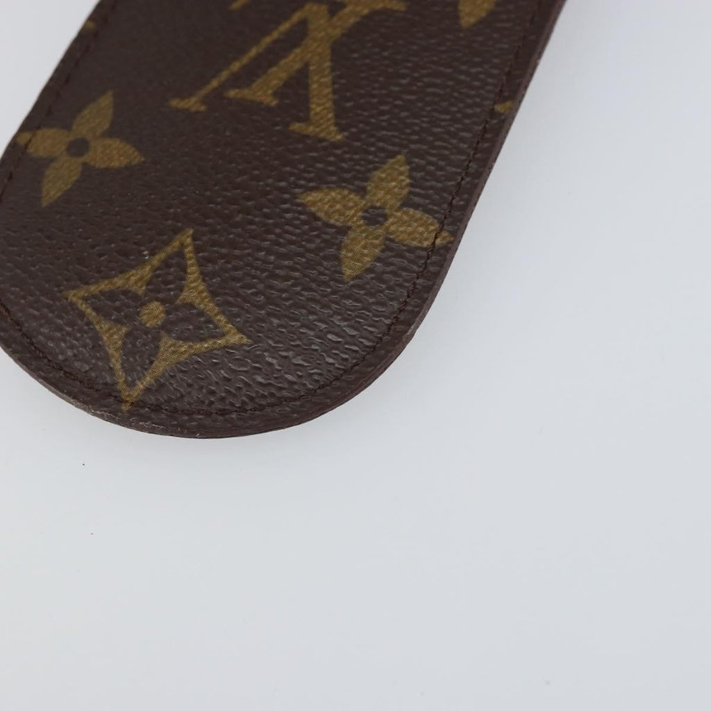 Louis Vuitton Etui À Stylo Canvas Brown Canvas Clutche & Pouche Bag