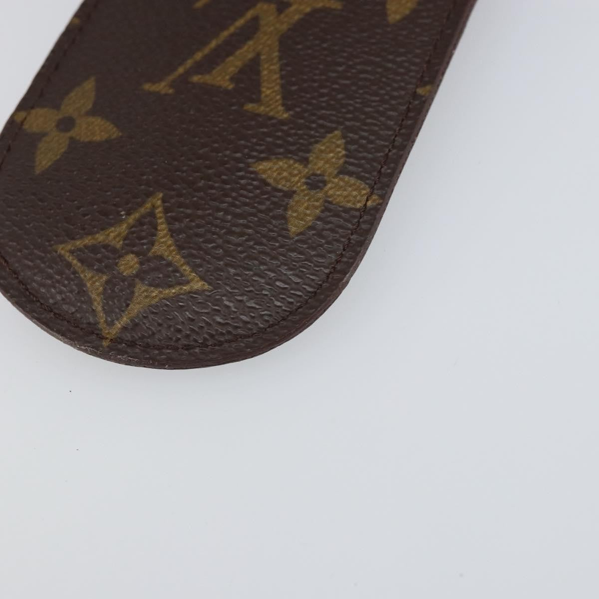 Louis Vuitton Etui À Stylo Canvas Brown Canvas Clutche & Pouche Bag