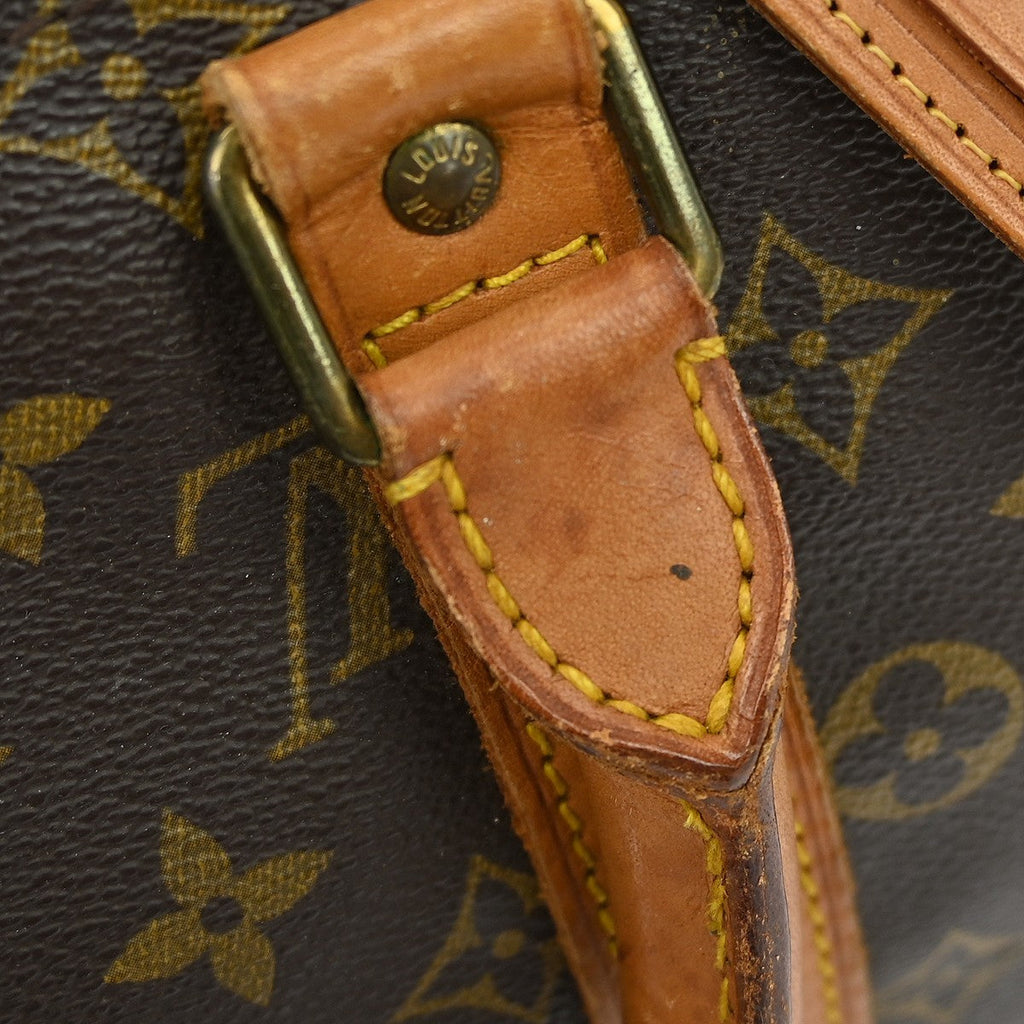 Louis Vuitton Keepall Bag Monogram Canvas Brown Canvas Travel Bag