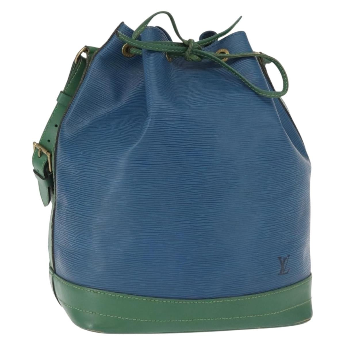 Louis Vuitton Bicolor Noe Handbag Epi Leather Blue Leather Shoulder Bag