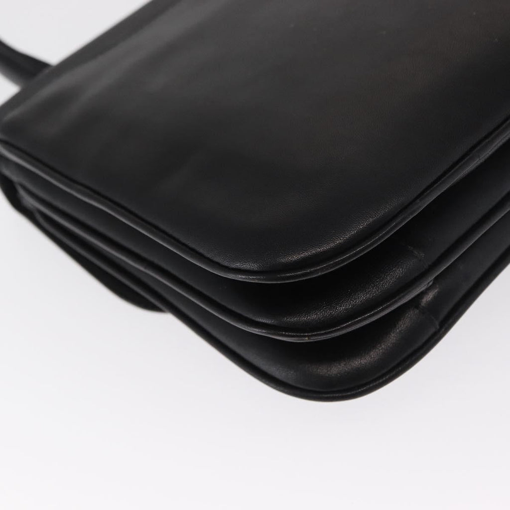 Celine Handbag Leather Black Leather Handbag