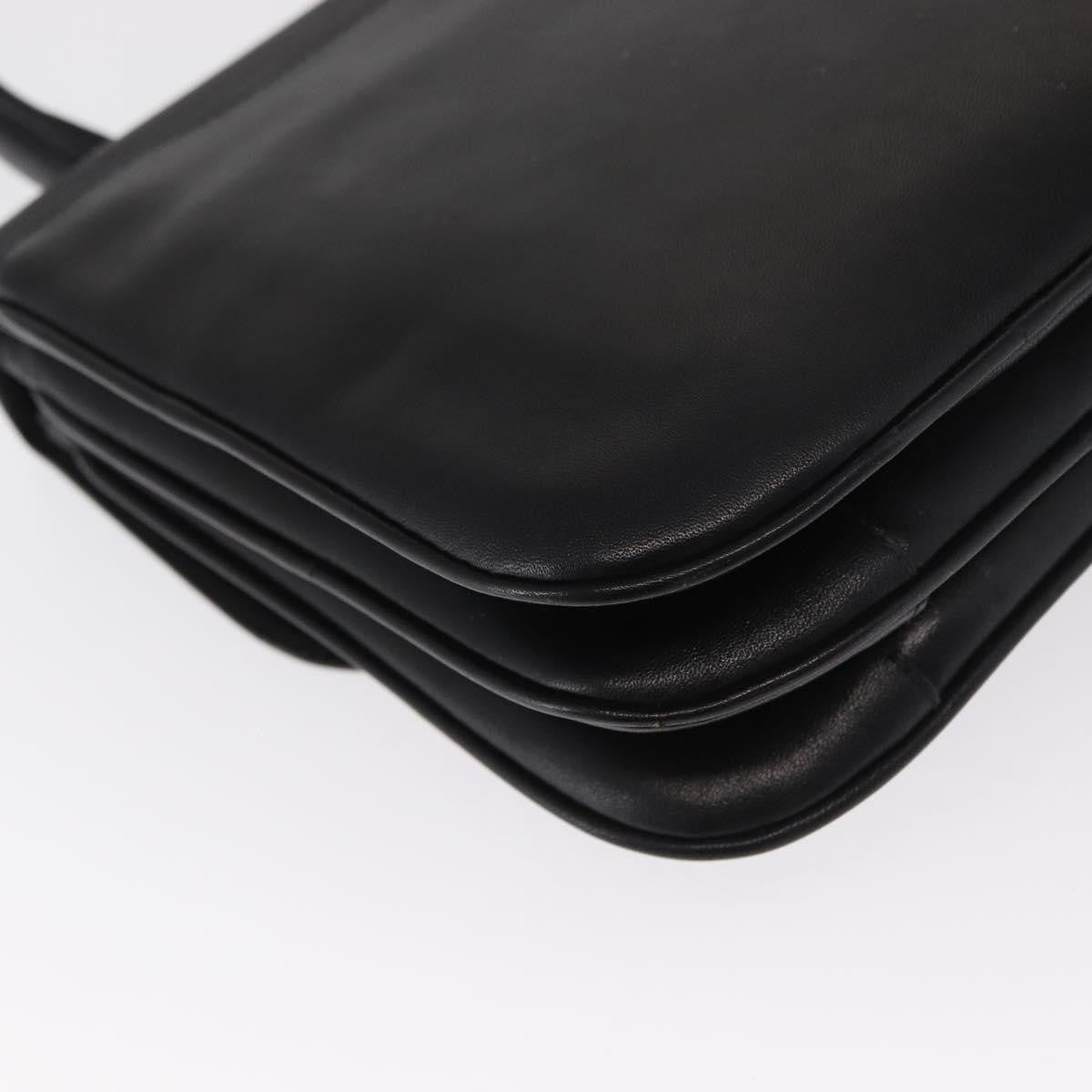 Celine Handbag Leather Black Leather Handbag