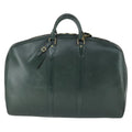 Louis Vuitton Helanga Bag Taiga Leather Green Leather Travel Bag