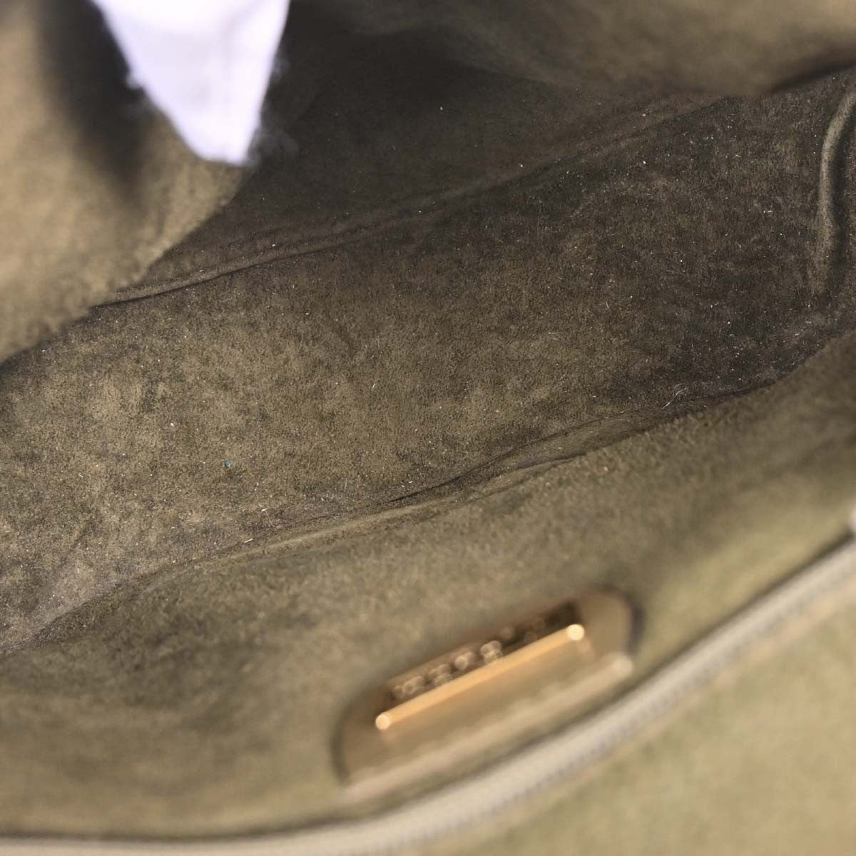 Gucci Vintage Handbag Leather Green Leather Handbag (Pre-Owned)