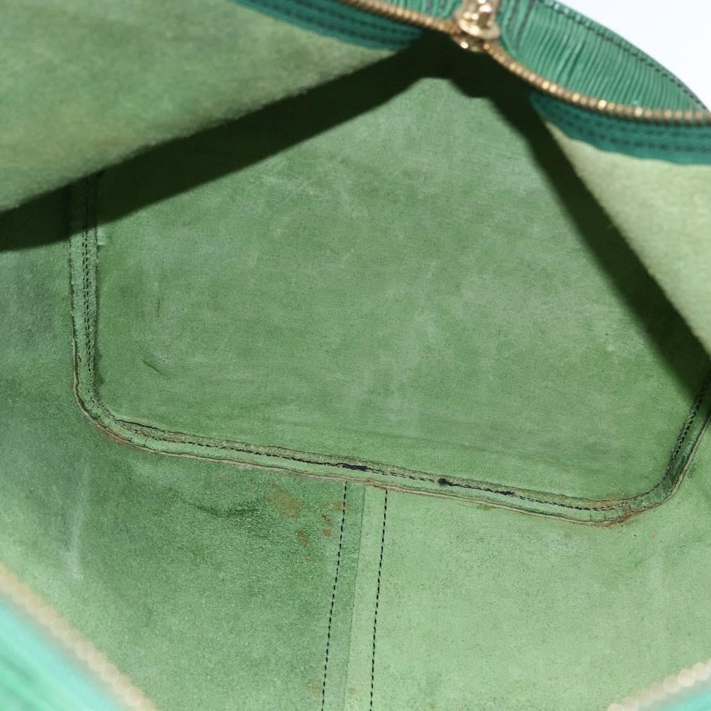 Louis Vuitton Keepall Bag Epi Leather Green Epi Leather Travel Bag