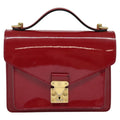 Louis Vuitton Monceau Handbag Vernis Burgundy Patent_Leather Bag