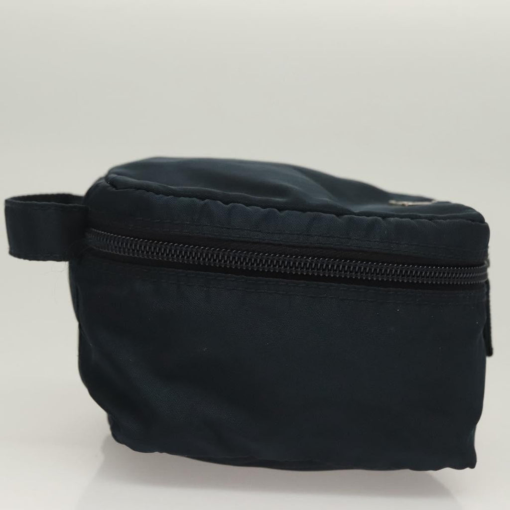 Prada Zip Around Toiletry Bag Tessuto Navy Nylon Clutche & Pouche Bag