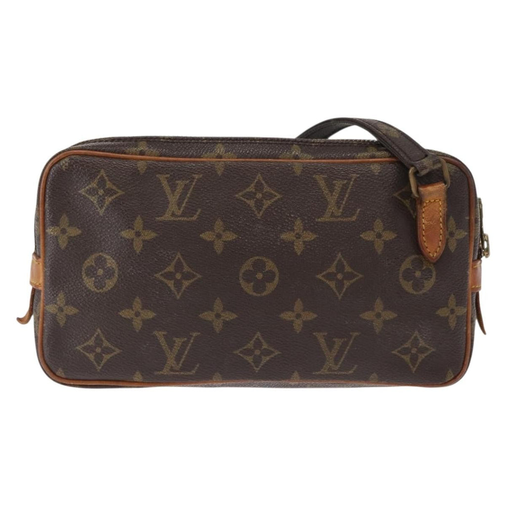 Louis Vuitton Pochette Marly Bandouliere Bag Monogram Canvas Brown Canvas Shoulder Bag