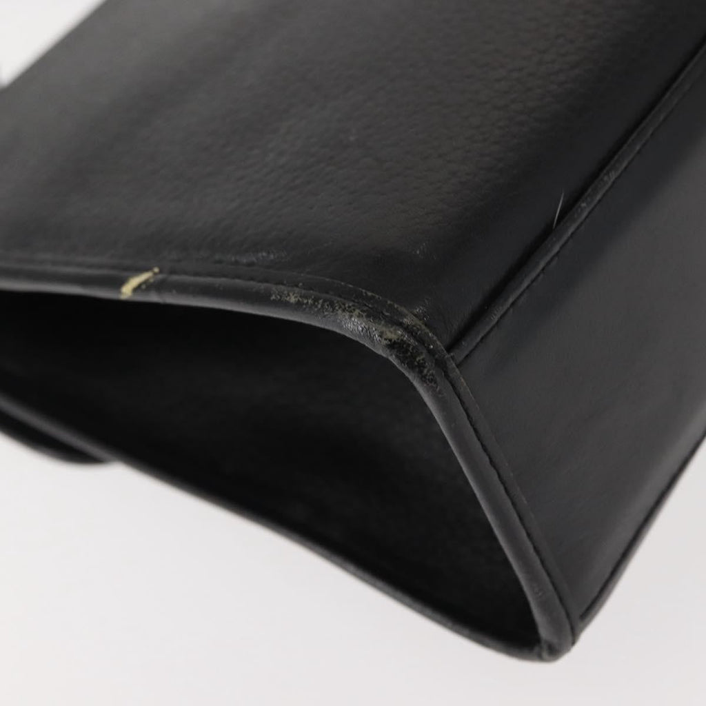Burberry Vintage Handbag Leather Black Leather Handbag