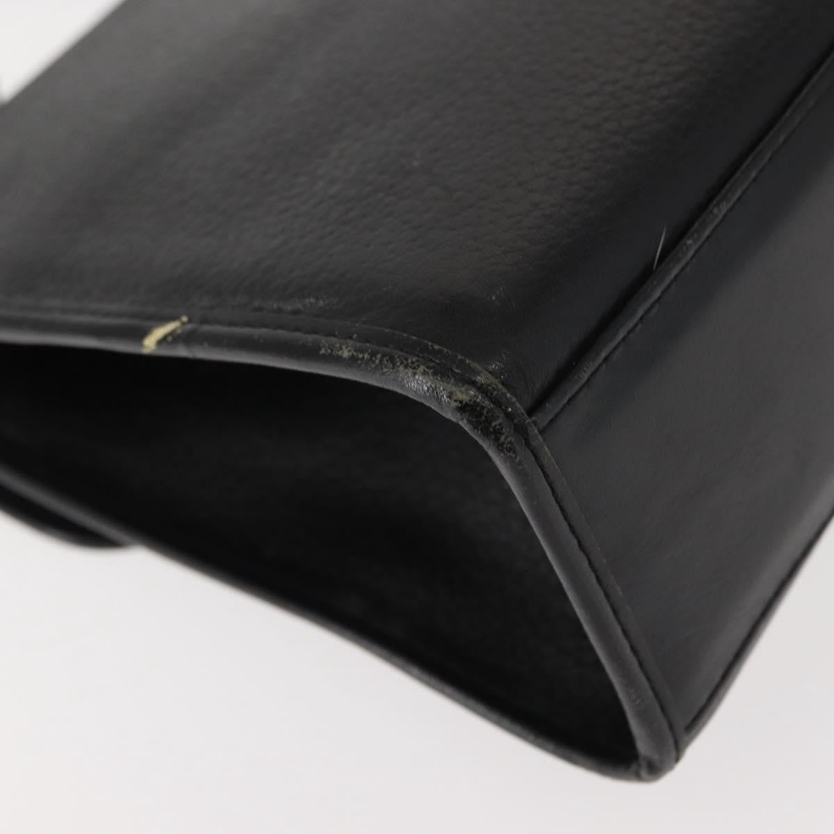 Burberry Vintage Handbag Leather Black Leather Handbag