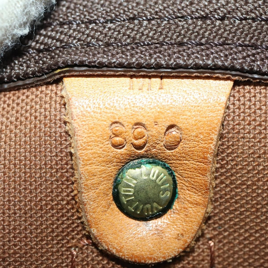 Louis Vuitton Keepall Bag Monogram Canvas Brown Canvas Travel Bag