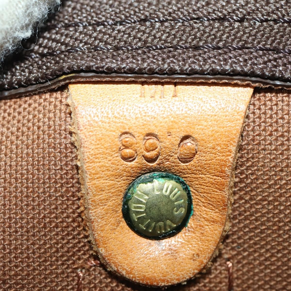 Louis Vuitton Keepall Bag Monogram Canvas Brown Canvas Travel Bag
