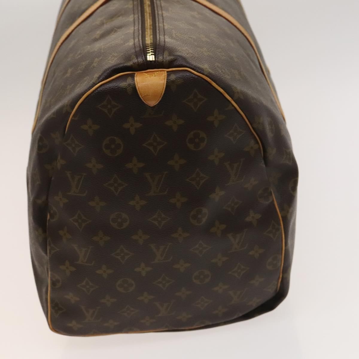 Louis Vuitton Keepall Bag Monogram Canvas Brown Canvas Travel Bag