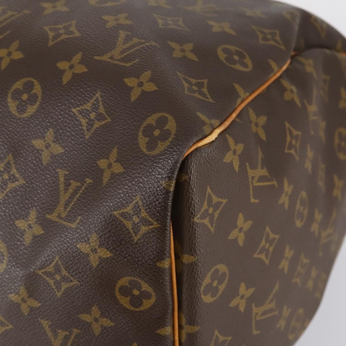 Louis Vuitton Keepall Bag Monogram Canvas Brown Canvas Travel Bag