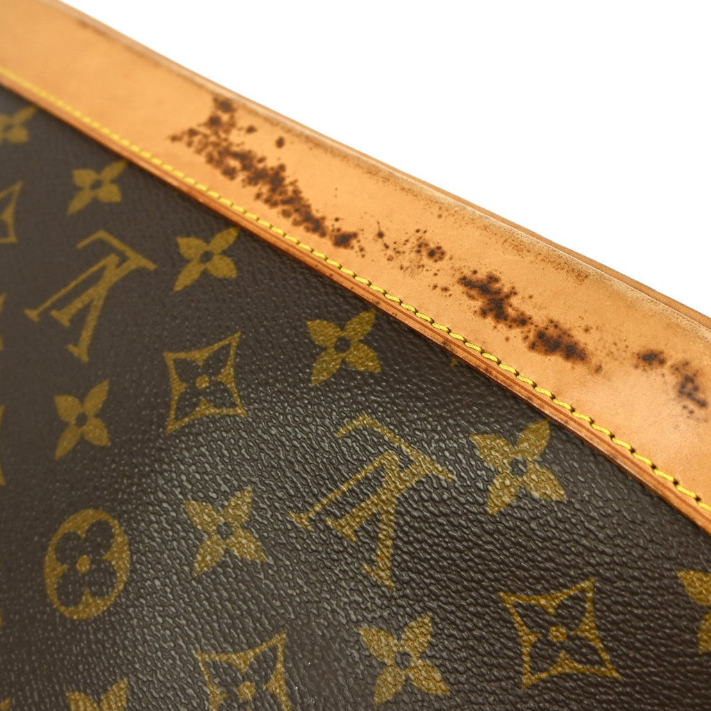Louis Vuitton Alma Handbag Monogram Canvas Brown Canvas Handbag