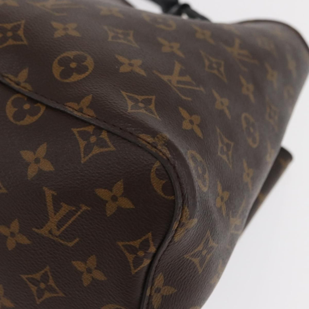 Louis Vuitton Neonoe Handbag Monogram Canvas Black Canvas Shoulder Bag