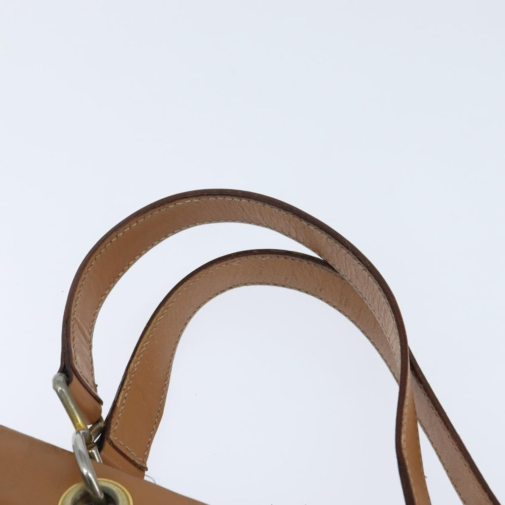 Celine Vintage Macadam Tote Bag Canvas Brown Canvas Tote Bag Bag