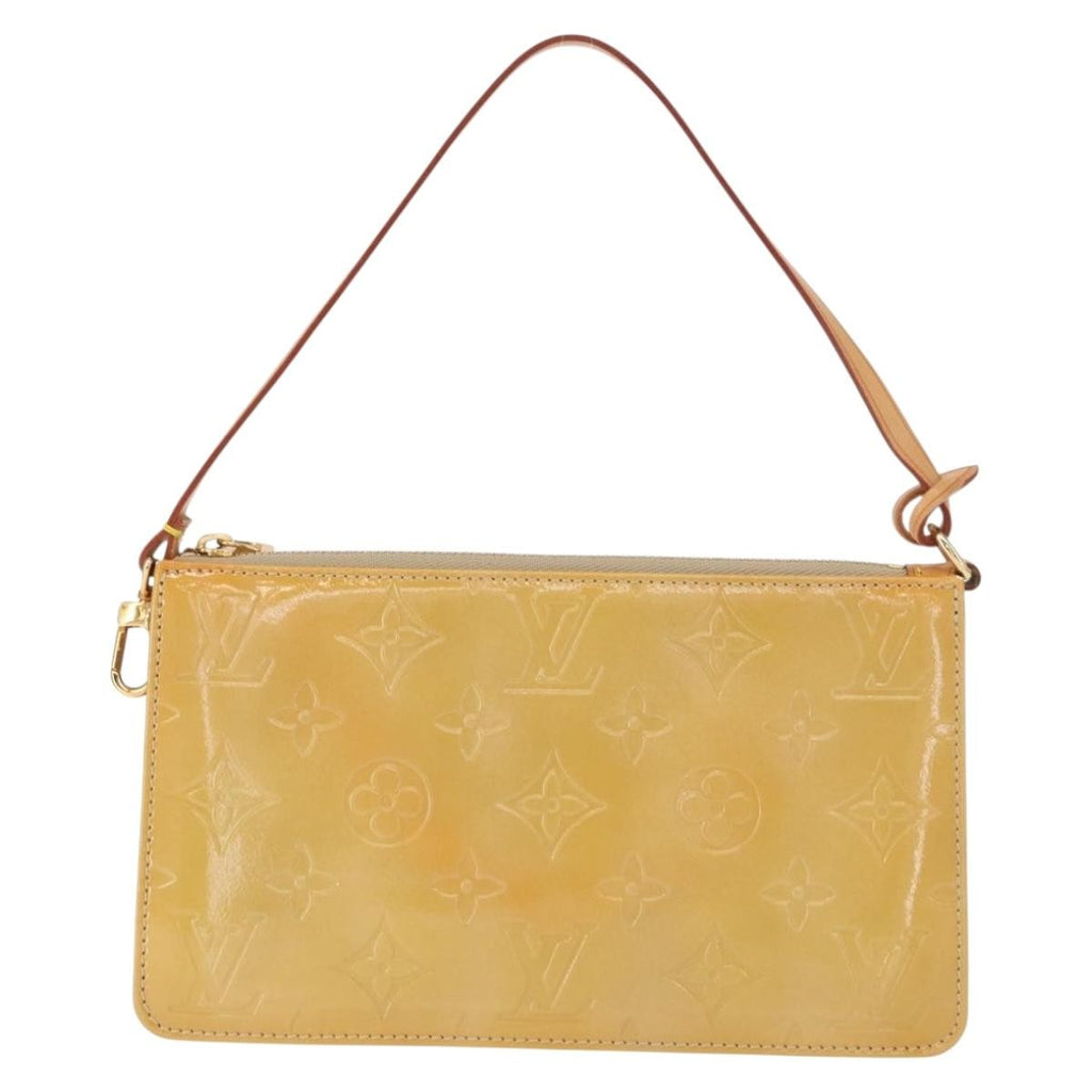 Louis Vuitton Lexington Pochette Patent Leather Beige Patent_Leather Clutche & Pouche Bag