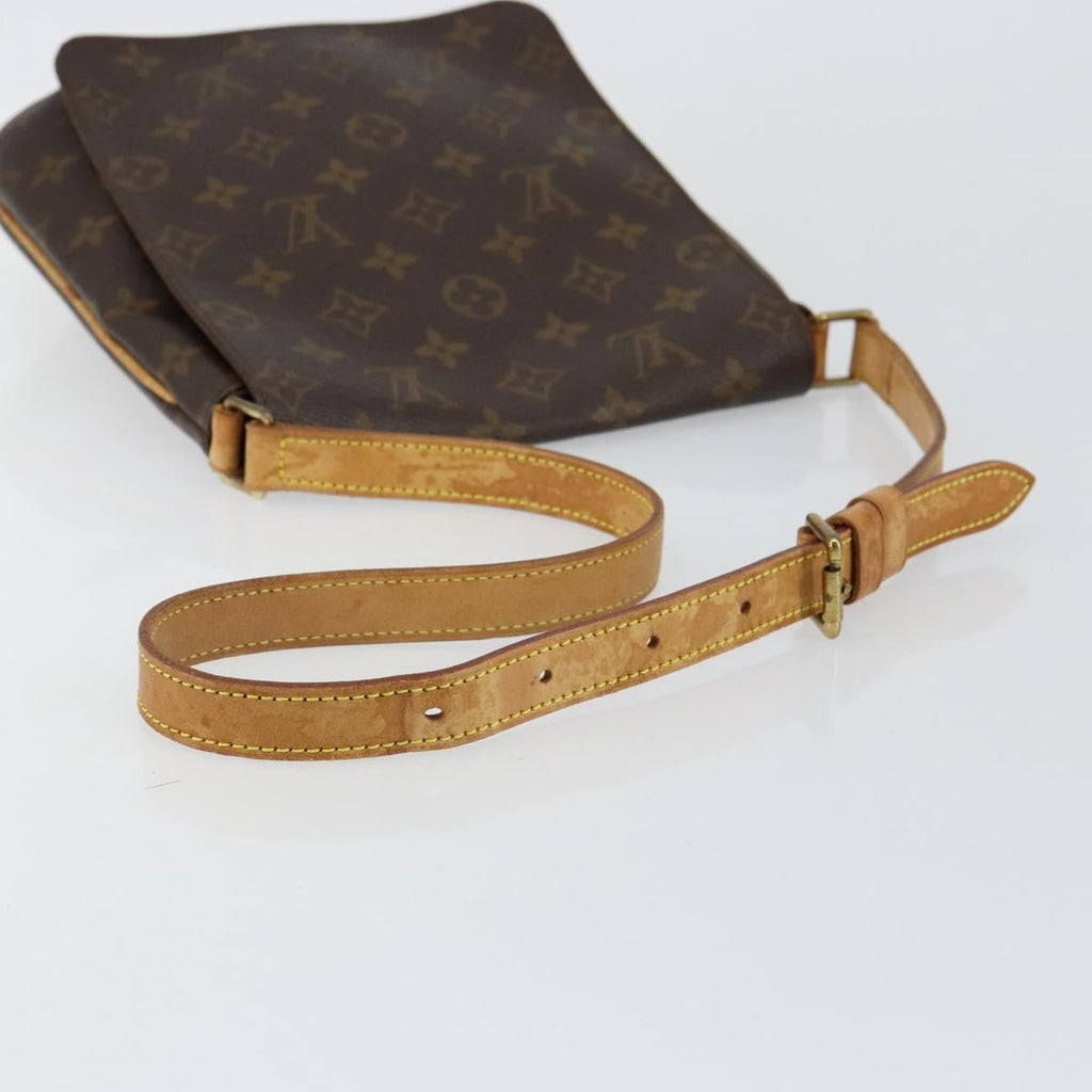 Louis Vuitton Musette Salsa Handbag Monogram Canvas Brown Canvas Shoulder Bag