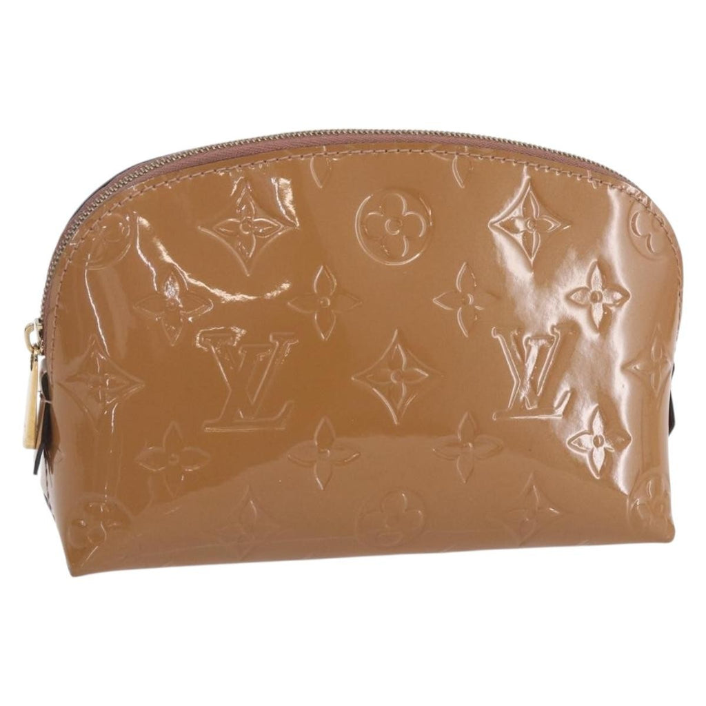 Louis Vuitton Cosmetic Pouch Monogram Vernis Brown Patent_Leather Clutche & Pouche Bag
