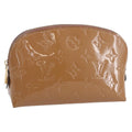 Louis Vuitton Cosmetic Pouch Monogram Vernis Brown Patent_Leather Clutche & Pouche Bag