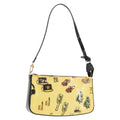 Louis Vuitton Pochette Accessoires Nm Limited Edition Stickers Monogram Vernis Yellow Patent_Leather Clutche & Pouche Bag