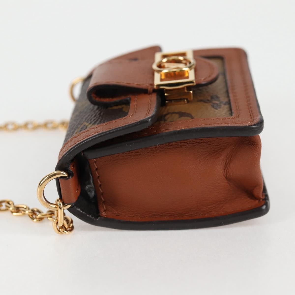 Louis Vuitton Dauphine Shoulder Bag Reverse Monogram Canvas Brown Canvas Clutche & Pouche Bag