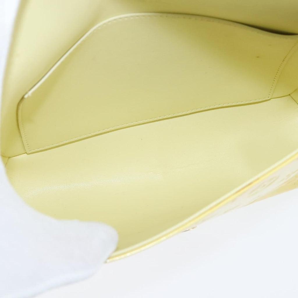 Louis Vuitton Thompson Street Handbag Monogram Vernis Yellow Patent_Leather Shoulder Bag