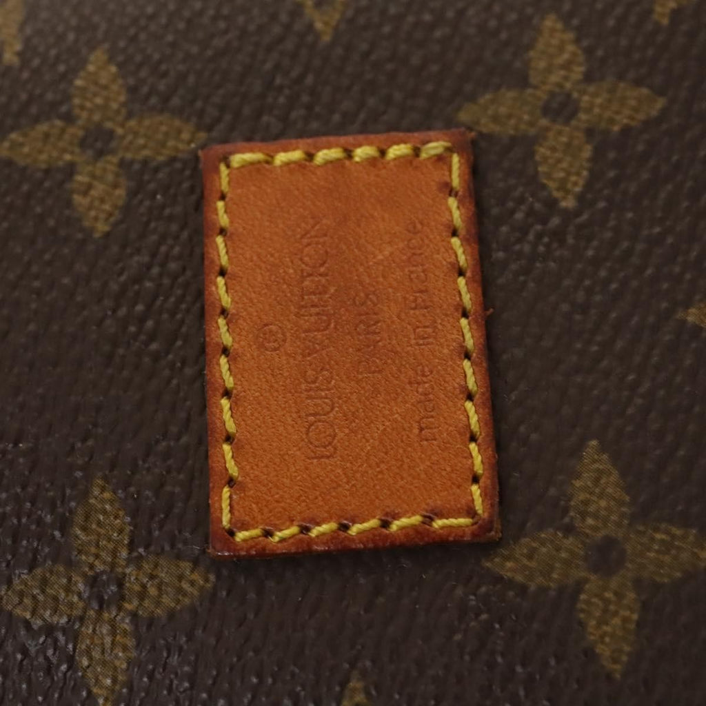 Louis Vuitton Saumur Handbag Monogram Canvas Brown Canvas Shoulder Bag