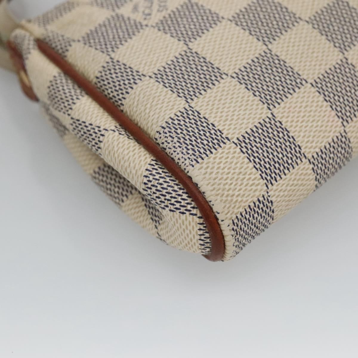 Louis Vuitton Eva Handbag Damier Beige Canvas Shoulder Bag