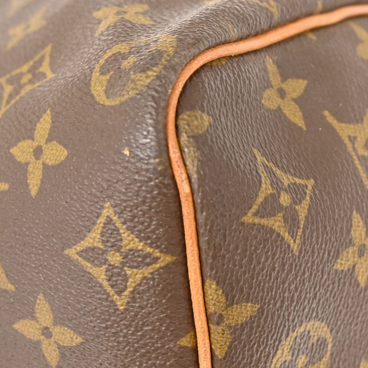 Louis Vuitton Keepall Bag Monogram Canvas Brown Canvas Travel Bag