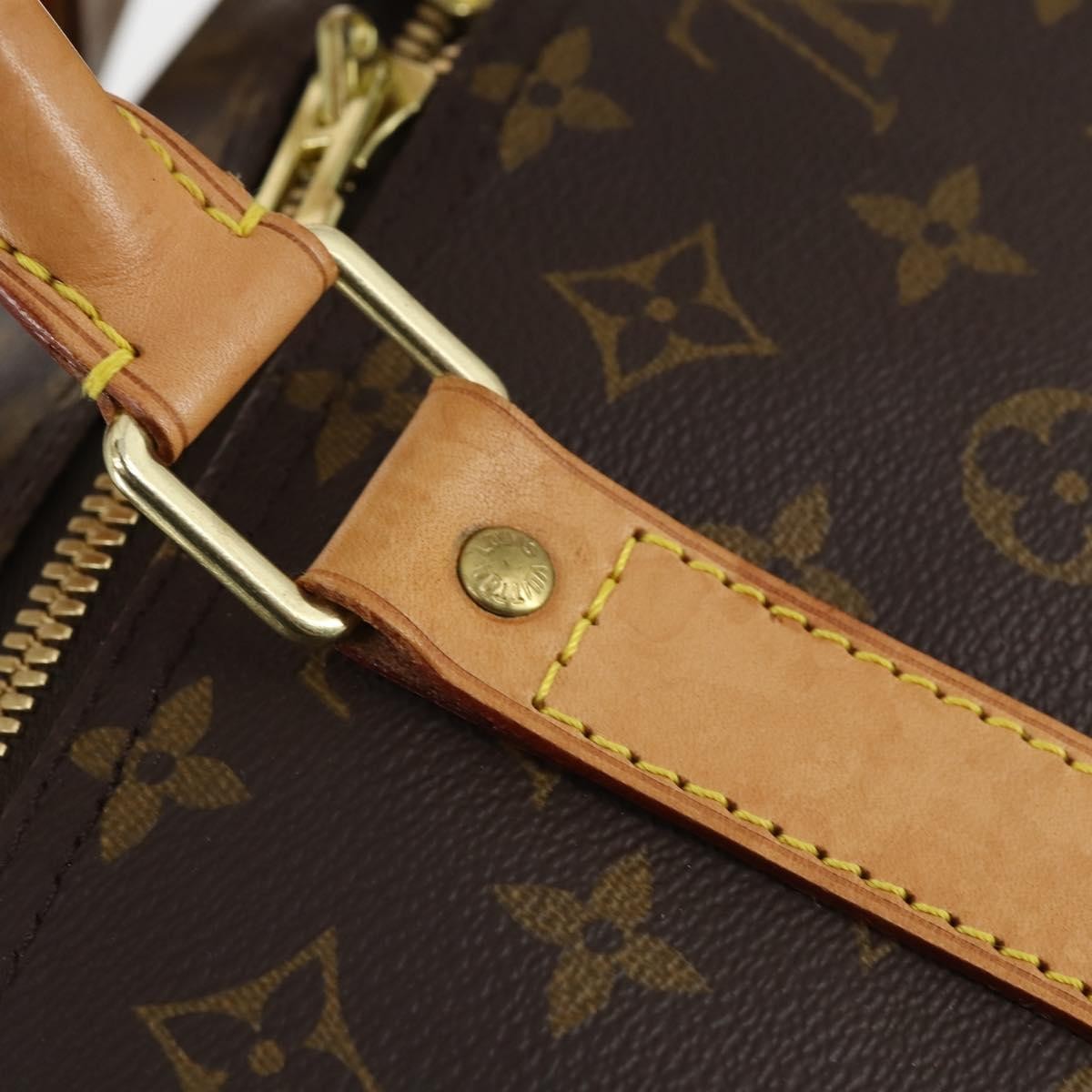 Louis Vuitton Keepall Bag Monogram Canvas Brown Canvas Travel Bag