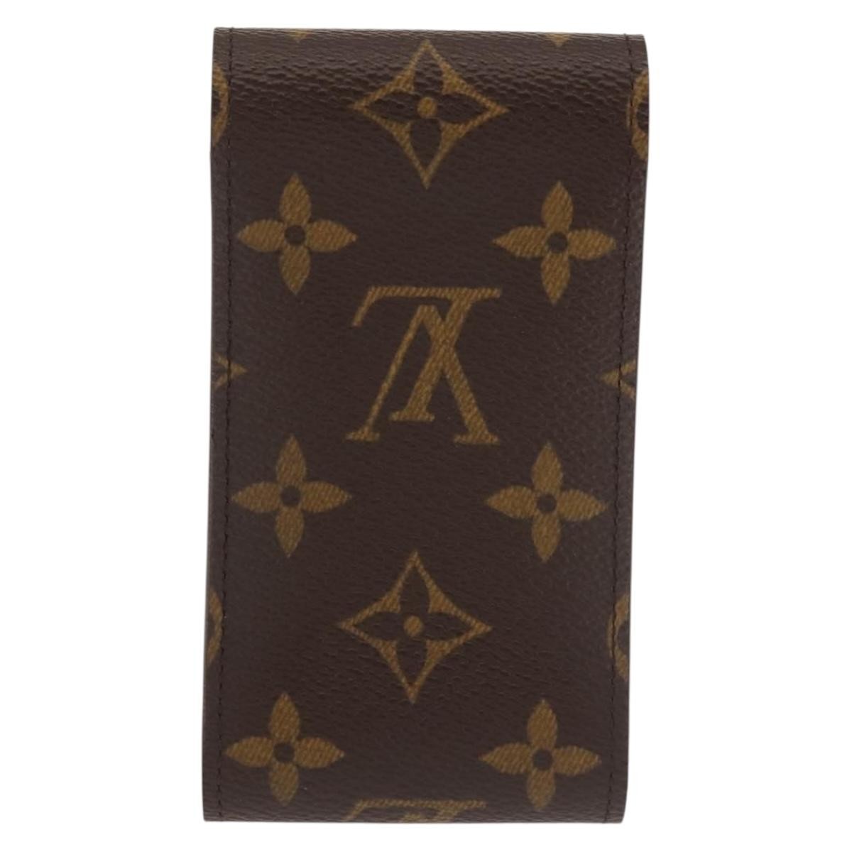 Louis Vuitton Etui Cigarette Case Monogram Canvas Brown Canvas Accessory