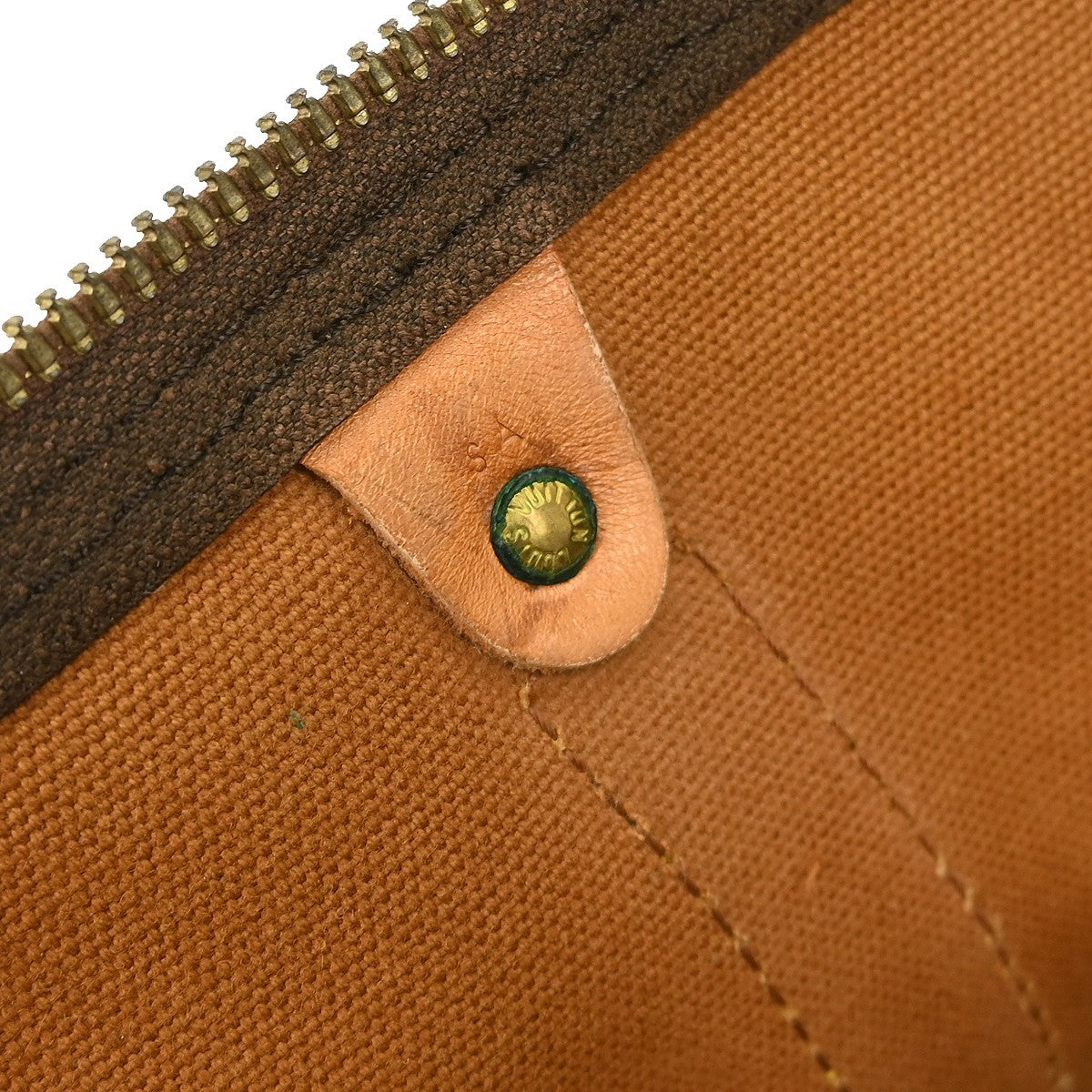 Louis Vuitton Keepall Bag Monogram Canvas Brown Canvas Travel Bag