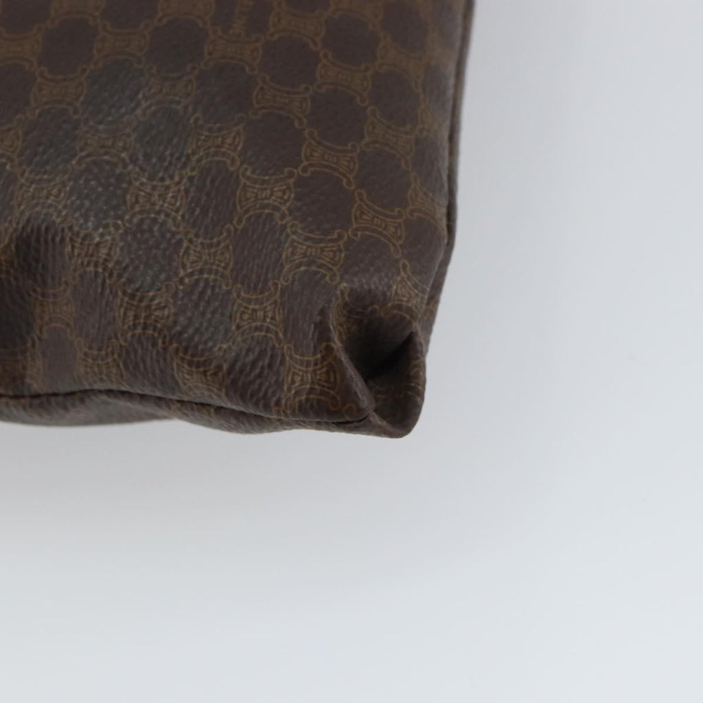 Celine Vintage Macadam Tote Bag Canvas Brown Canvas Tote Bag Bag