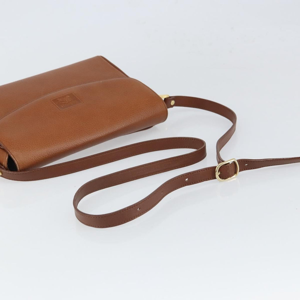 Burberry Vintage Shoulder Bag Leather Brown Leather Shoulder Bag