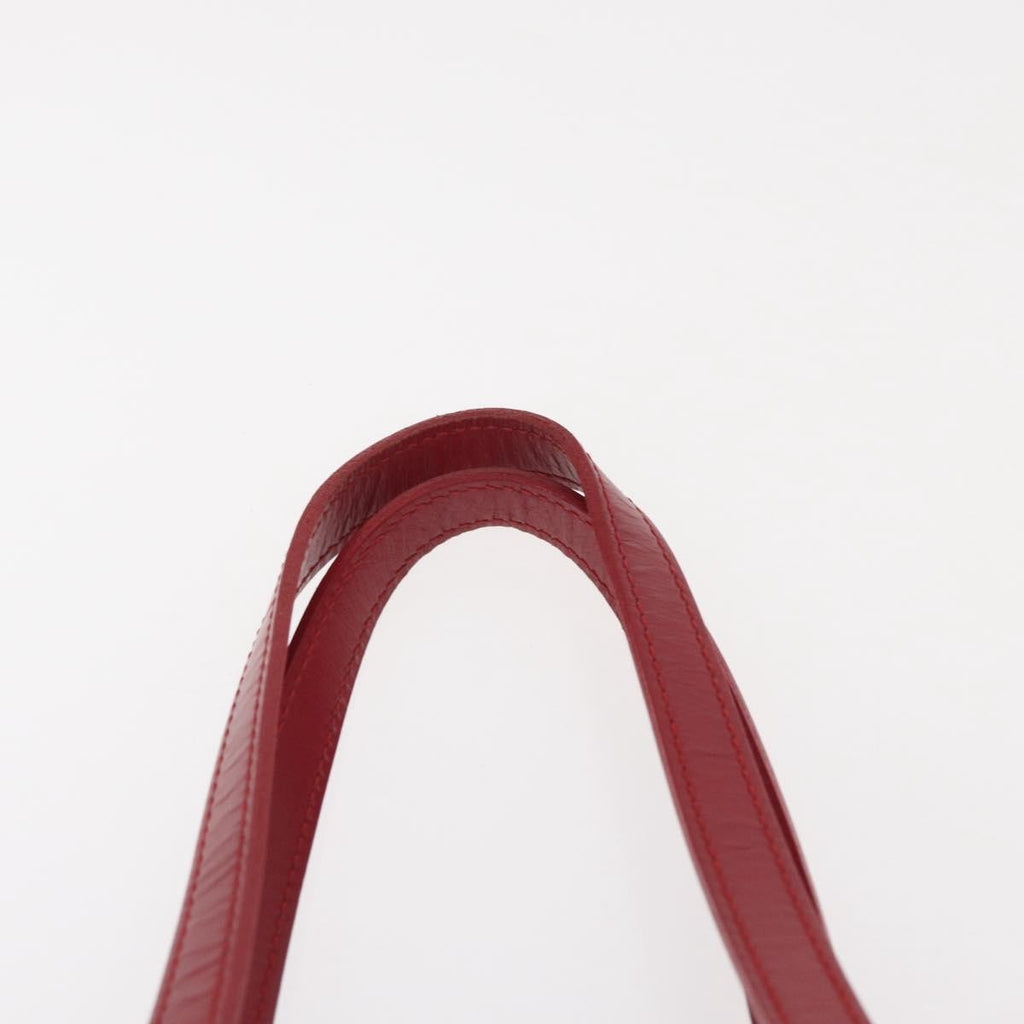 Louis Vuitton Bucket Bag Epi Leather Red Leather Shoulder Bag