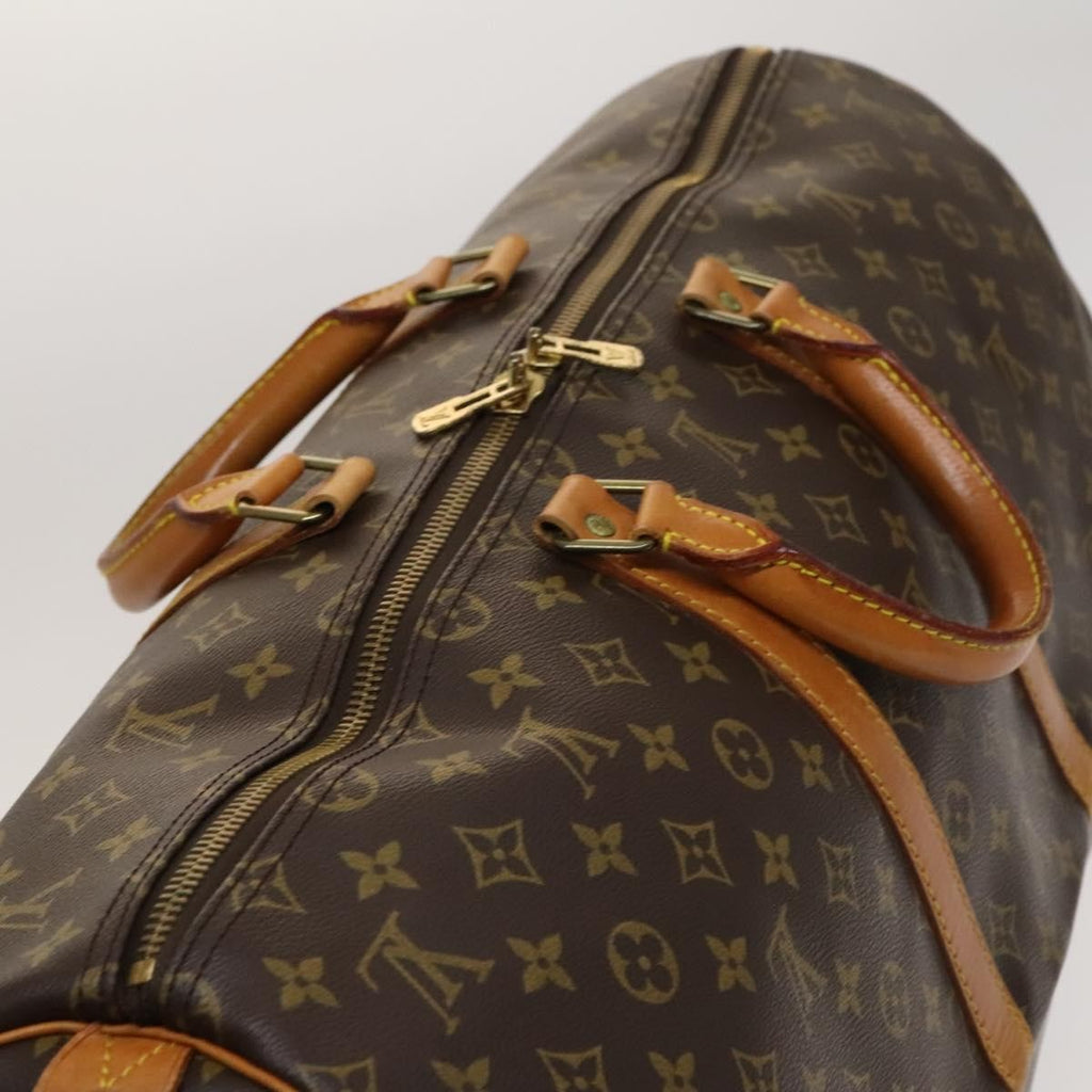Louis Vuitton Keepall Bag Monogram Canvas Brown Canvas Travel Bag