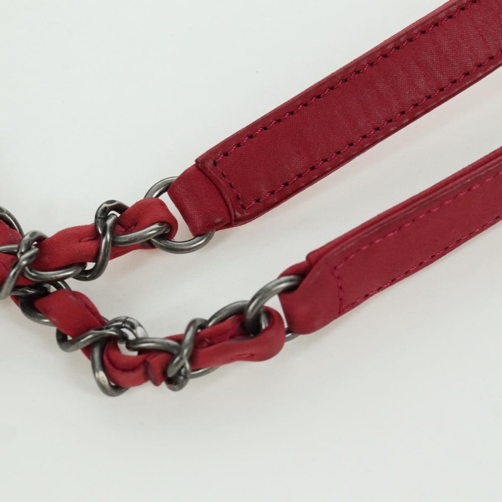 Chanel New Bubble Tote Quilted Calfskin Red Leather Tote Bag Bag